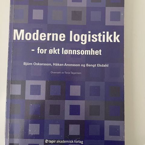 Moderne logistikk