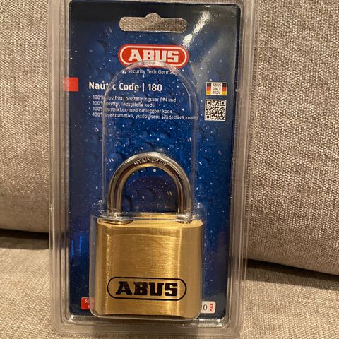 Abus Nautic Code 180IB/ 50 hengelås