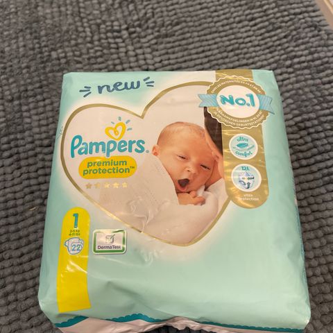 Pampers 1 / 2-5 kg / gis bort