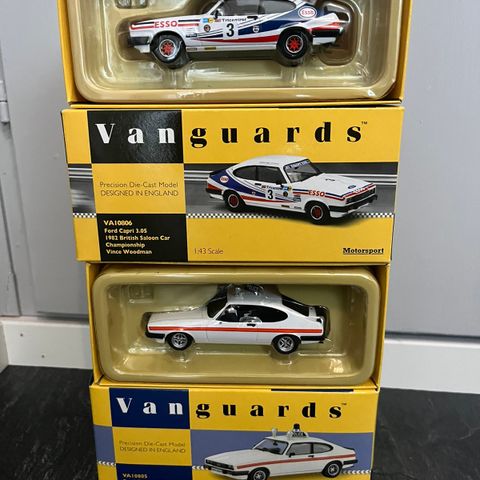 Super Fine/Samleobjekt /Ford Capri modeller fra Vanguards 1.43