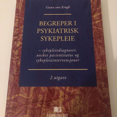 Begreper i psykiatrisk sykepleie