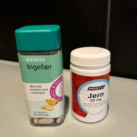 Jern 20mg og ingefær