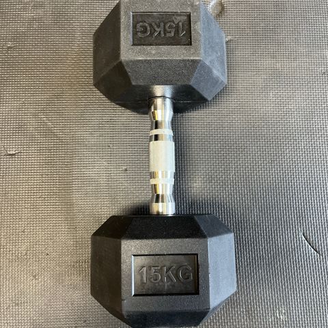 15 kg hex dumbell - manual