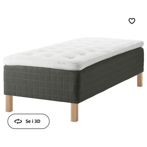 Rammemadrass fra IKEA.