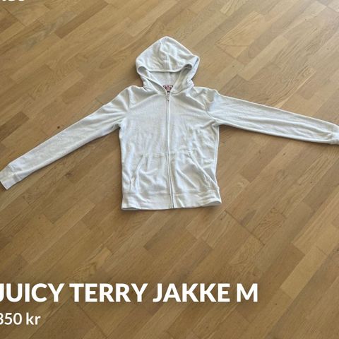 Juicy terry jakke & burde  str M