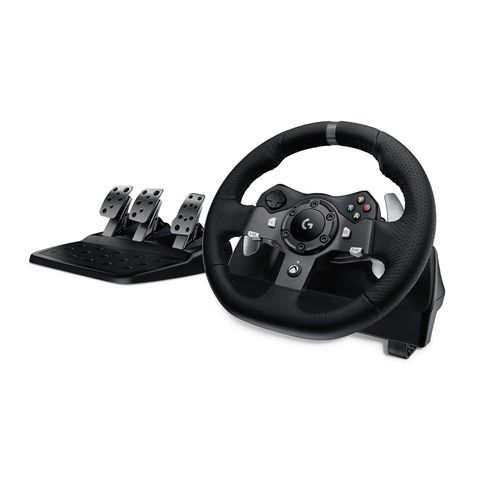 Logitech G920 ratt + pedalsett til Xbox / PC selges