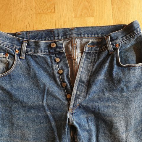 Vintage(80/90 tallet) Henry Choice jeans, str. 36/32z.