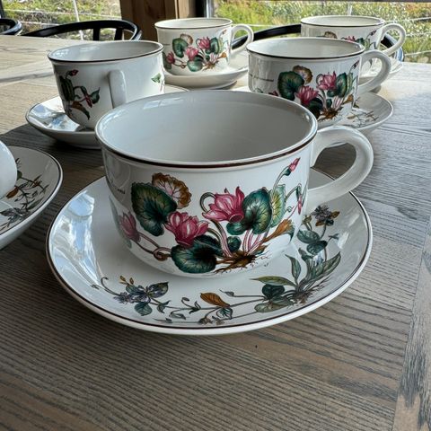 6 stk store tekopper med skål - Botanica - Villeroy & Boch