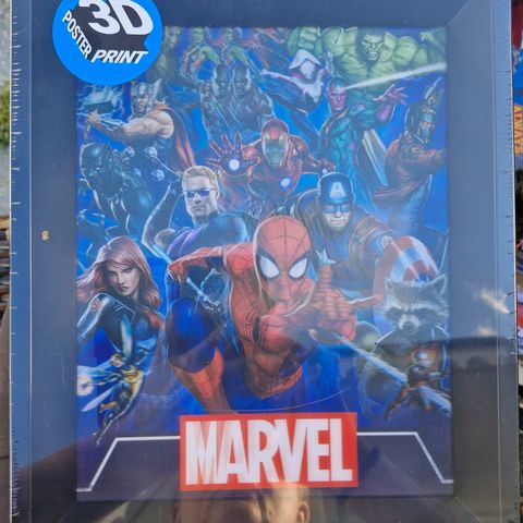 Marvel 3D Poster Print