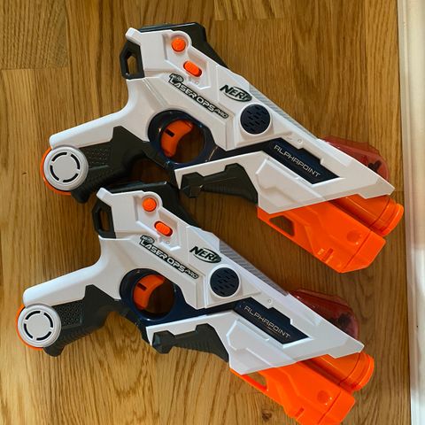 NERF laser pistoler