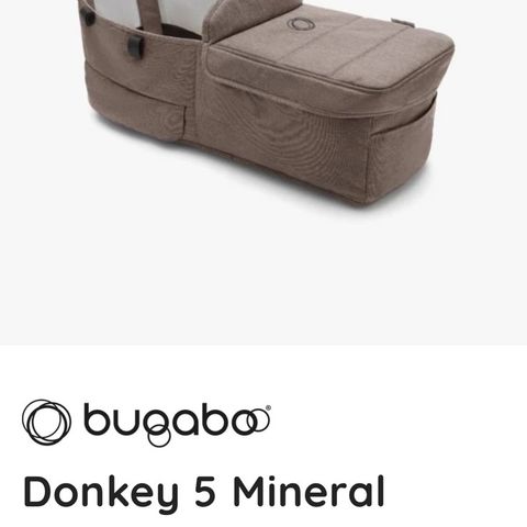 Donkey 5 tekstilsett liggedel mineral taupe