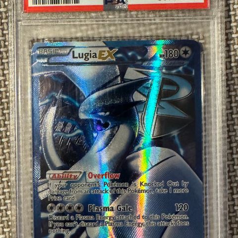 Lugia EX #134 - Pokemon Plasma Storm - PSA 8