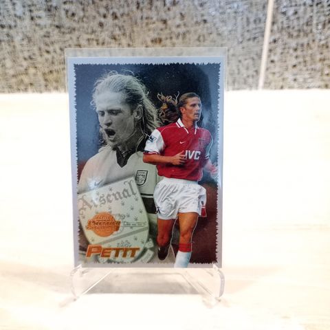 FotballKort Emmanuel Petit Arsenal Rainbow Foil B7/10