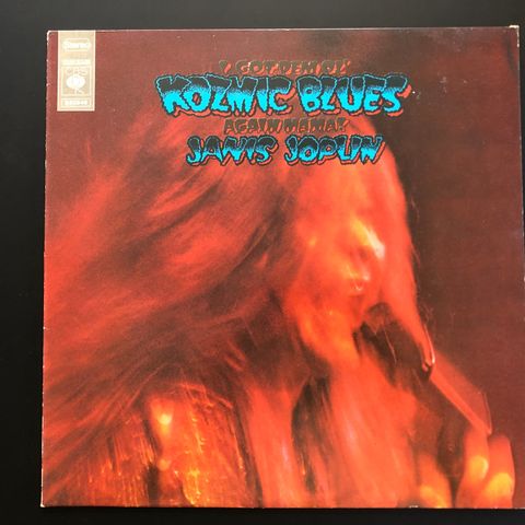 JANIS JOPLIN "I Got Dem Ol`Kozmic Blues Again" 70`s reissue vinyl LP