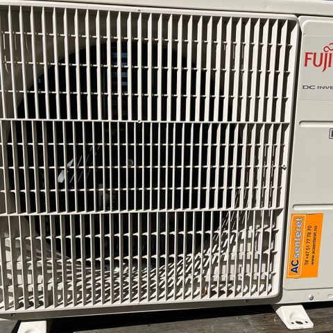 Varmepumpe Fujitsu R32