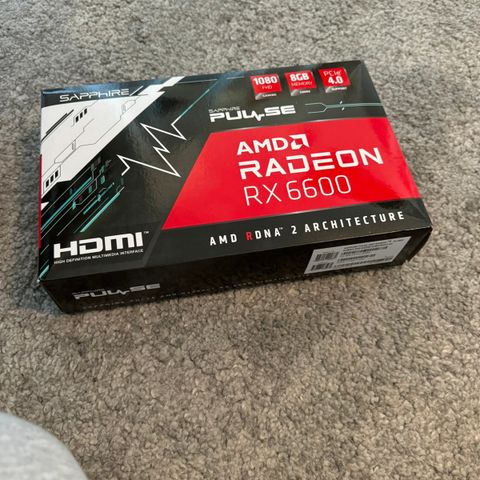 AMD Radeon sapphire pulse rx 6600 8gb