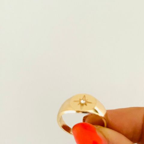 Camilla Harket ring, m/l, KUPP!