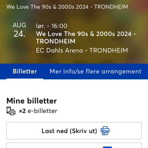 We Love The 90s & 2000s x 2 - TRONDHEIM