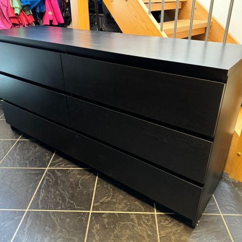 IKEA Malm kommode 160 cm bred m/6 skuffer