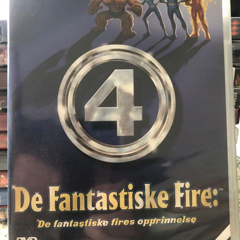 (DVD) De Fantastiske 4 De fantastiske fires opprinnelse - Norsk tale