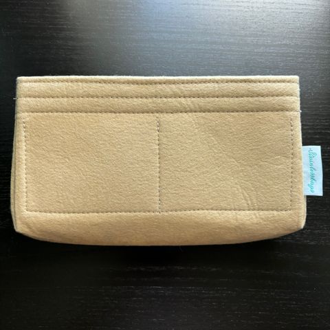 Beige organizer/liner til Chanel classic flap medium