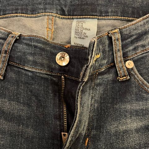 Jeans fra H&M str. 44 Skinny Regular Waist