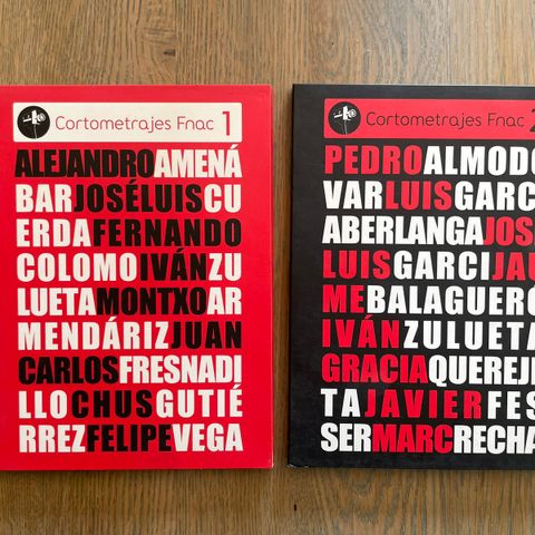 DVD : cortometraes fnac 1 & 2 (flere kortfilmer) Almodóvar