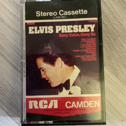 Elvis Presley kassetter, 70kr stk