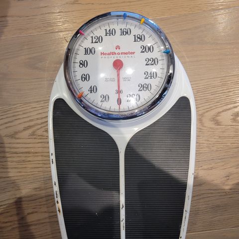 Profissional vekt med LBS skala Health o meter