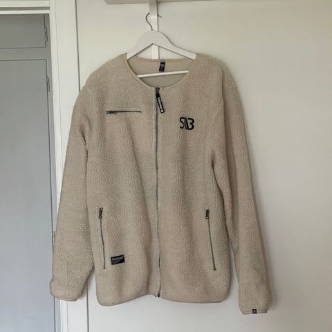 Beige fleece - jakke fra Sabotage STR XXL