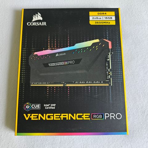 Corsair Vengeance RGB Pro 16GB (2x8GB) DDR4 3600MHz CL18