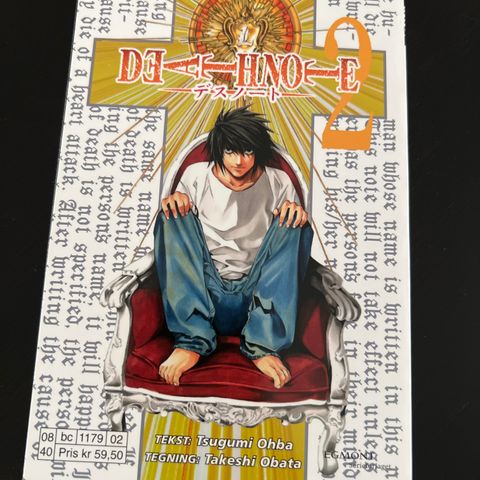 Manga: Death Note bok 2