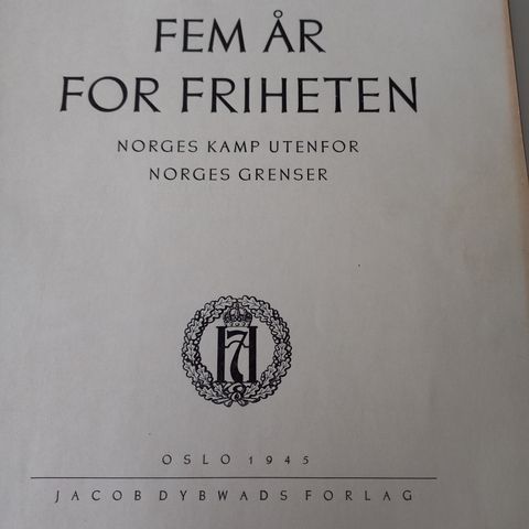 Fem år for friheten