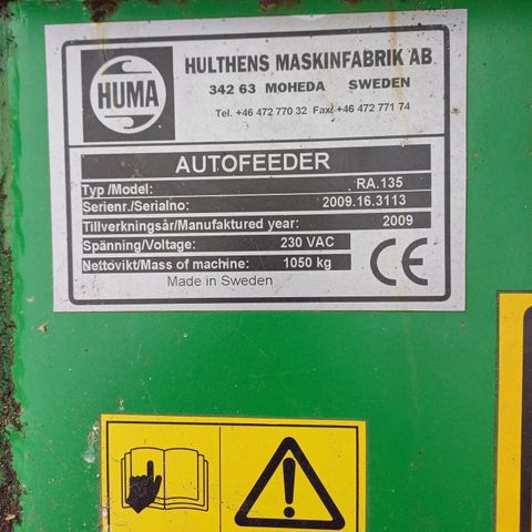 Huma/DeLaval fôrutlegger