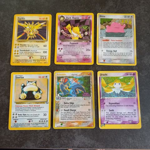 Pokemonkort, holo, vintage