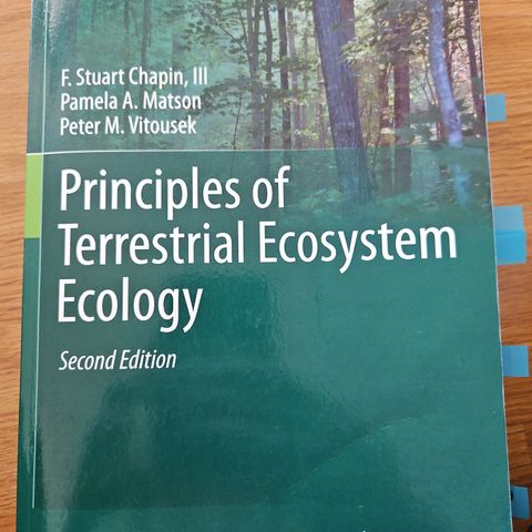 Principles of terrestrial ecosystem ecology