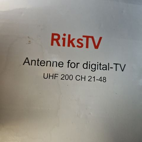 2 stk RiksTv antenner og ny parabol