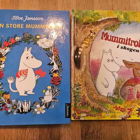 Mummitrollet: Den store Mummiboka og Mummitrollet i skogen.