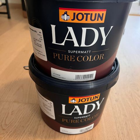 LADY Pure Color(skandinavisk lys) 3L x 2 uåpnet