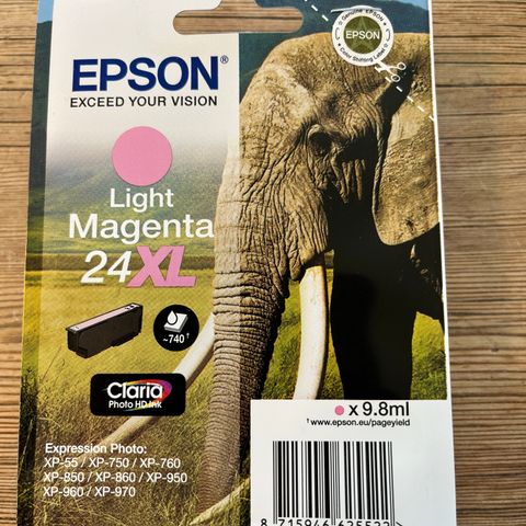 Epson blekkpatron 24X Light Magenta