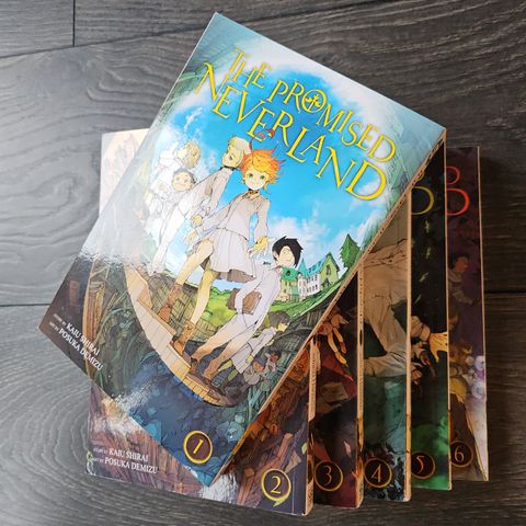 The Promised Neverland manga vol 1-6.