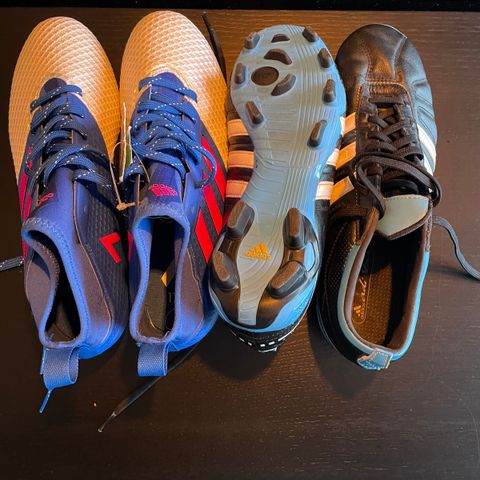 Fotballsko Adidas ACE 17.3 primesh og Adidas adi-Nova skinnsko begge str 40-2/3