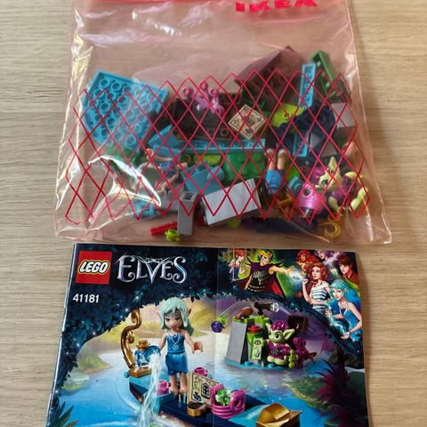 Naida’s gondol og trolltyven fra Lego elves (41181), selges kr. 150.