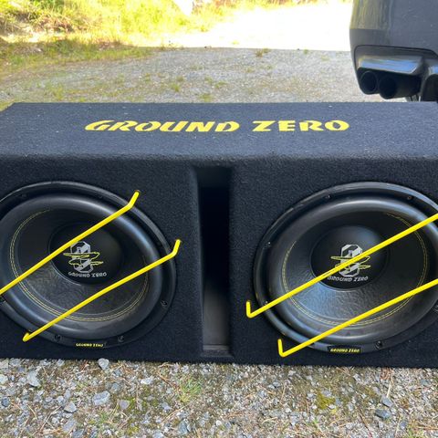 Ground zero 2x12 basskasse