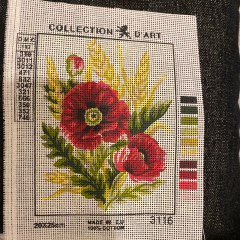 Helt Nytt Broderi (Strl.25 x 20)cm.( Nr.4)