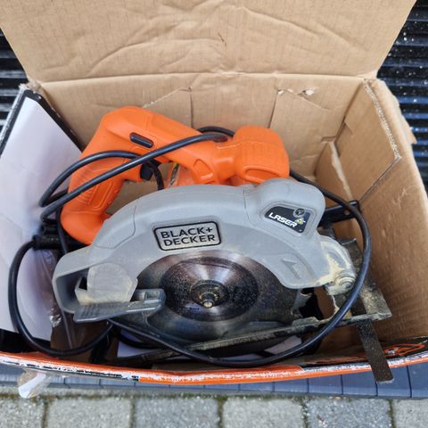 Black & Decker sirkelsag - 1250 W