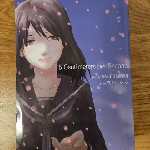 5 centimeters per second manga selges