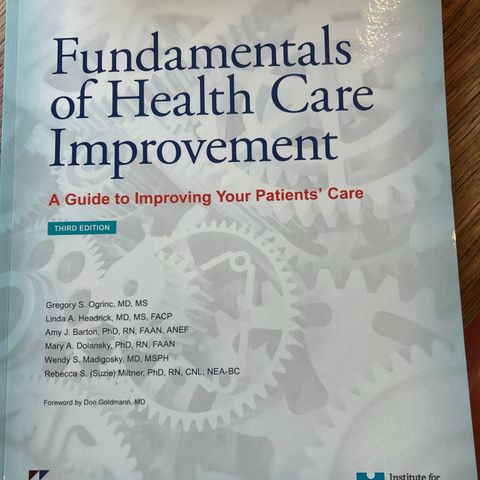 Fundamentals og Health Care Improvement