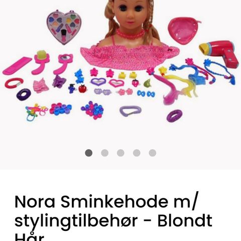 Dukkehode med stylingmuligheter