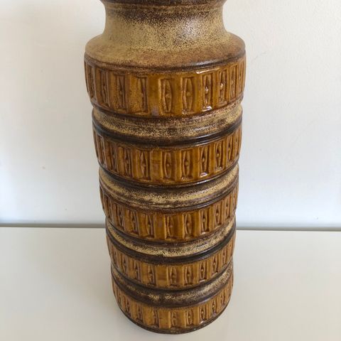 Vase, 40 cm høy, keramikk Scheurich  W. Germany 268-40